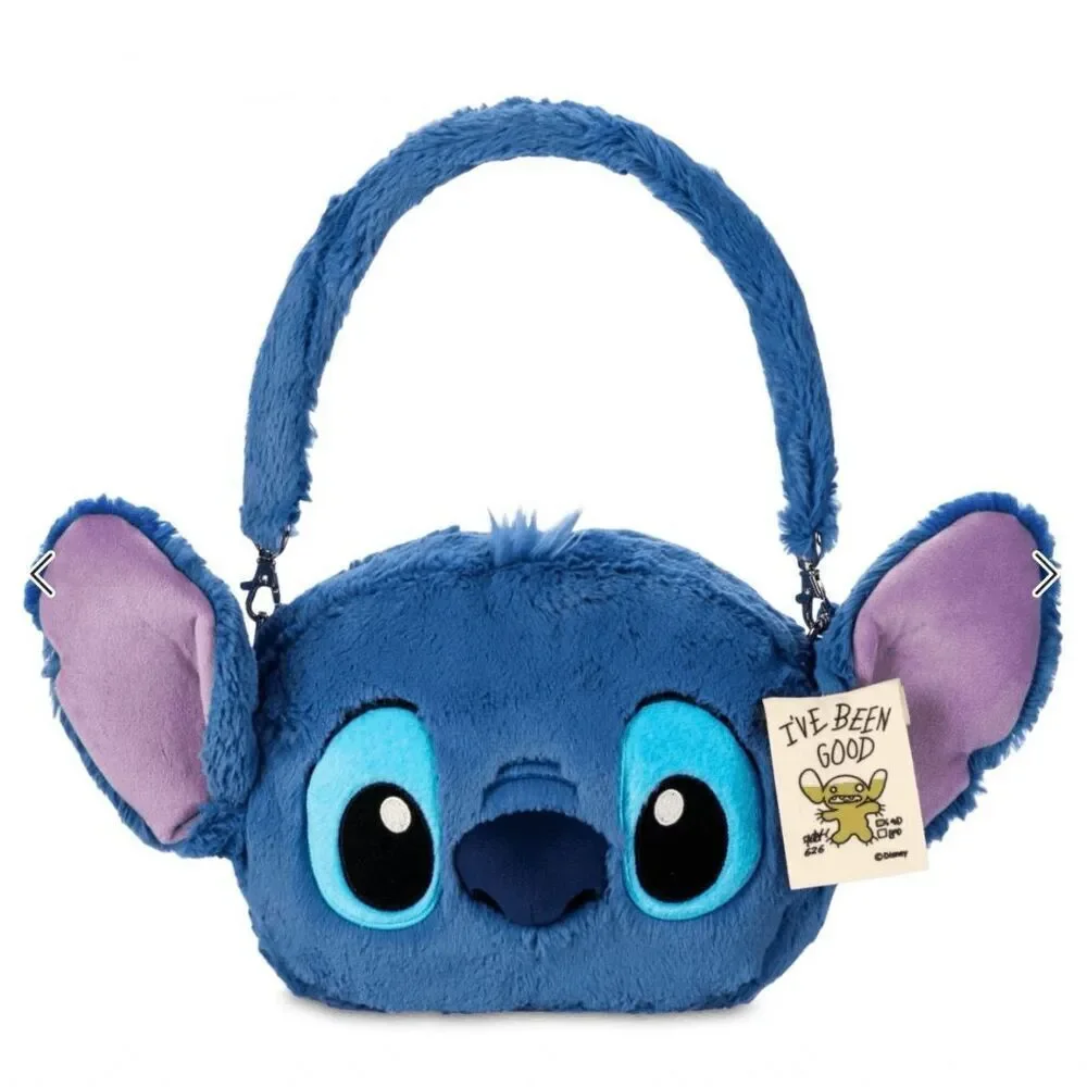 Stitch Santa Plush Bag Removable Hat Lilo & Stitch NEW Disney Store KIDS